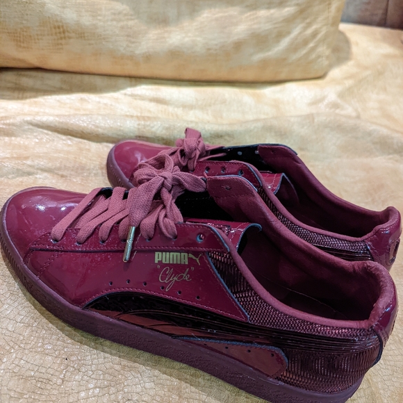 Puma Clyde wraith pack red gloss - men size 8.5 - Picture 3 of 8